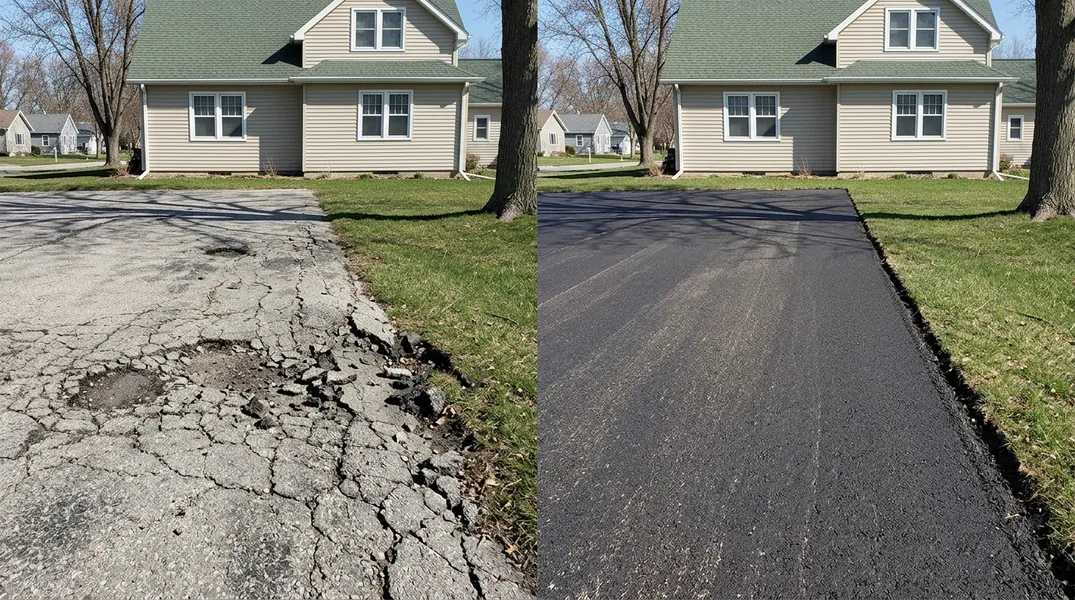 Result asphalt paving in Iowa City - Iowa City Asphalt Paving